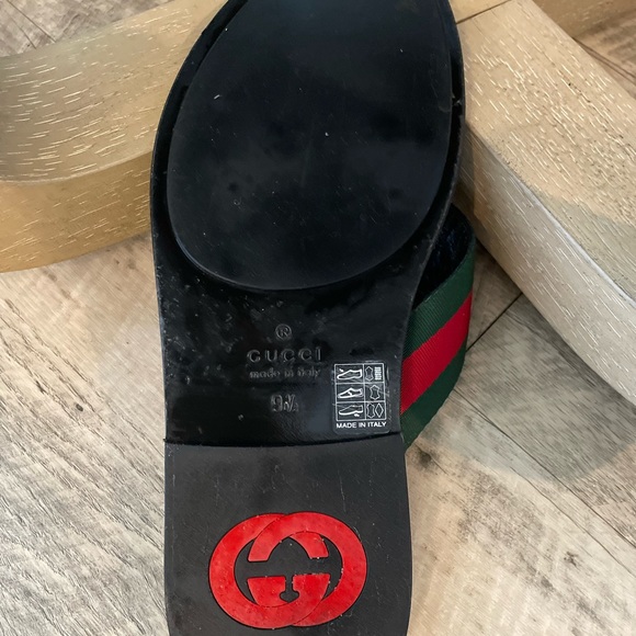 AUTHENTIC GUCCI MEN'S SLIPPERS - SIZE 44 - Picture 6 of 7